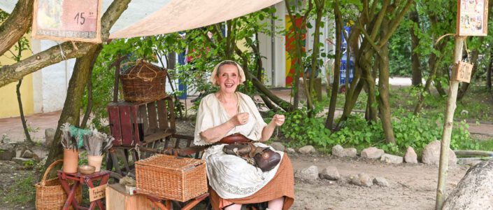 Märchenerzählerin Gudrun am Hamburger Familientag