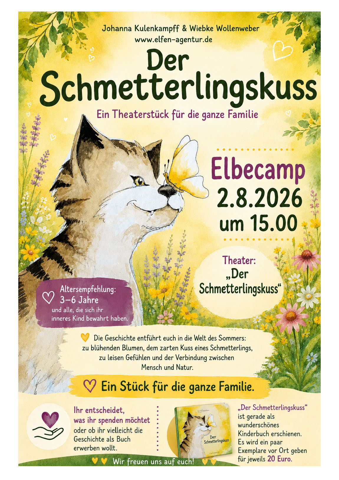 Kindertheater: Der Schmetterlingskuss