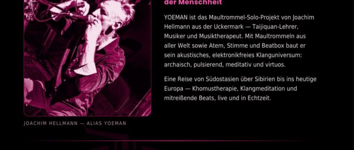 Konzert: YOEMAN – Dao of Mouthharp